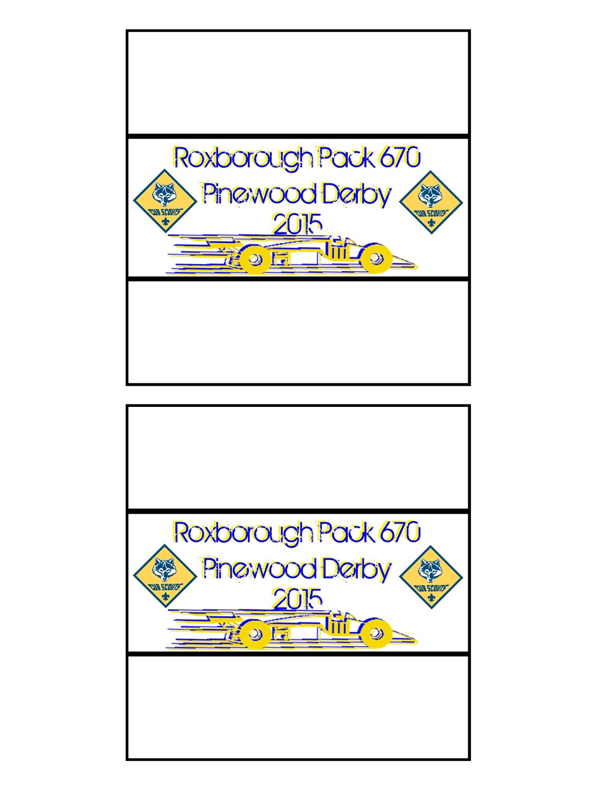 Leading The Pack Pinewood Derby