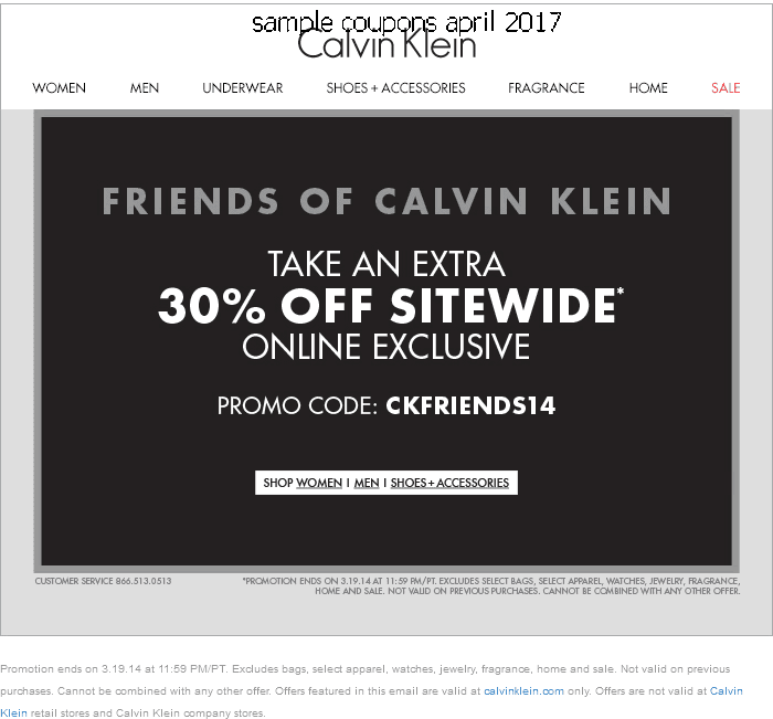 Ck coupons printable