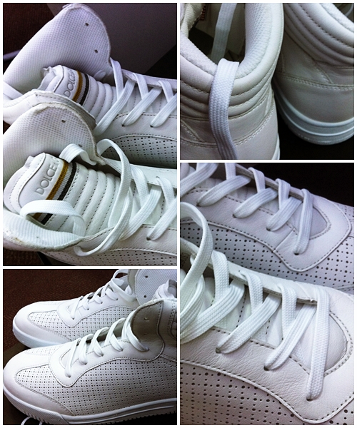 i will die without shoes: my new dolce gabbana hitops in white