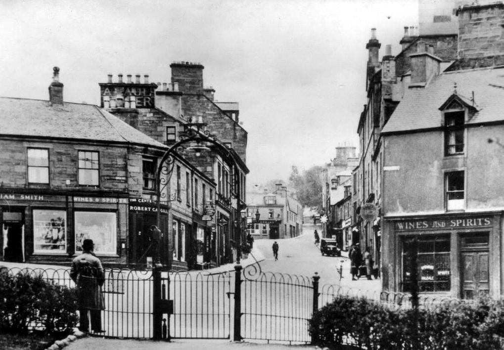 Tour Scotland Old Photograph Shops Allan Street Blairgowrie Perthshire
