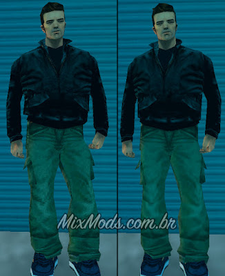 mod que corrige o filtro de texturas do Claude do GTA 3