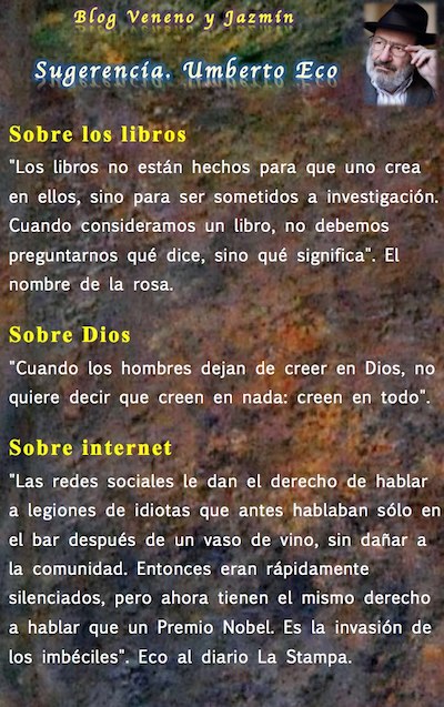 18+ Umberto Eco Frases Redes Sociales Background