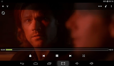Filme em reprodução no MX Player