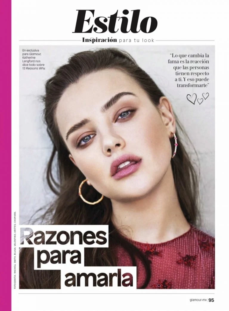 Katherine Langford for Glamour Mexico June 2018