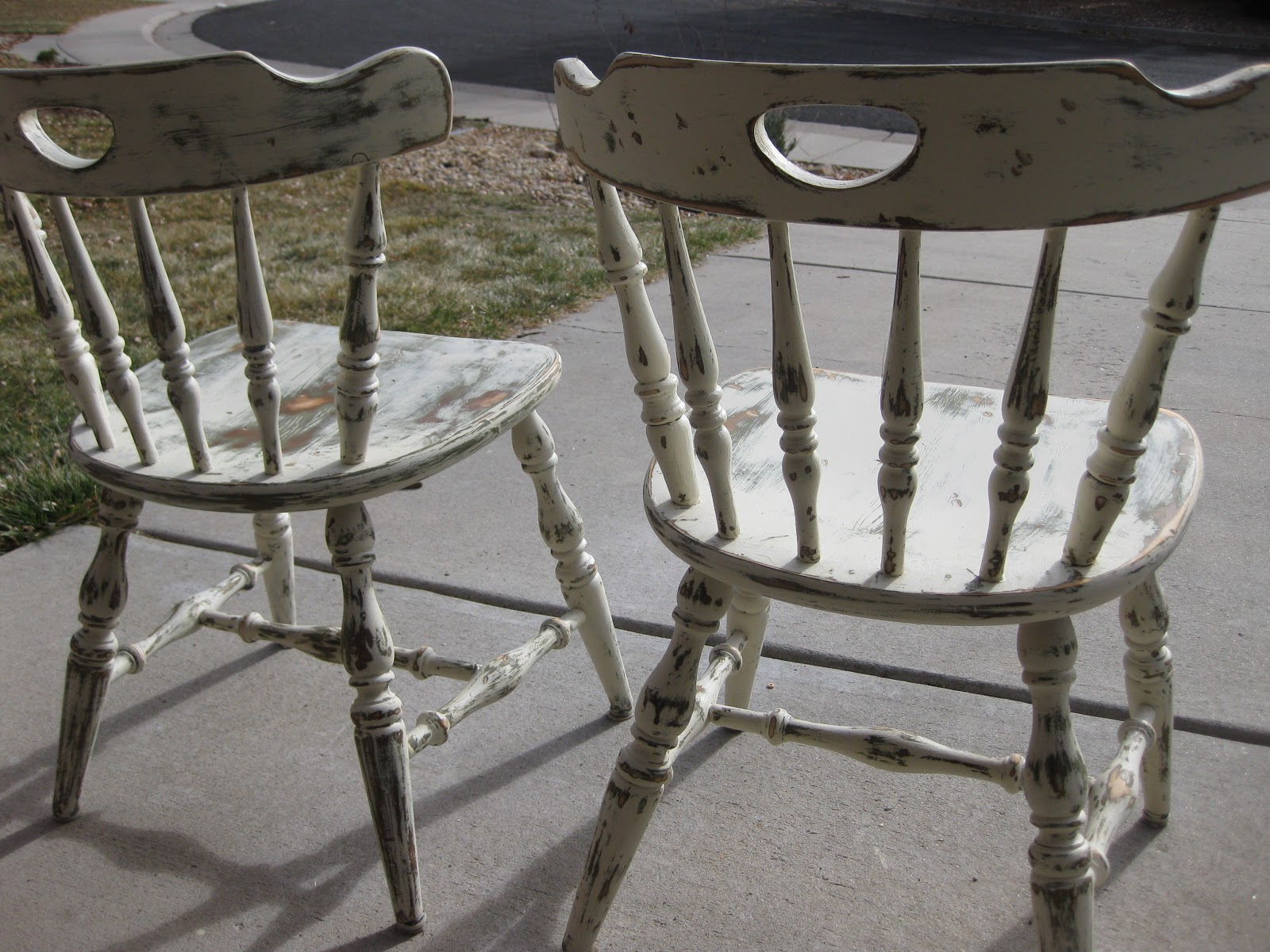 Distressed Kitchen Chairs