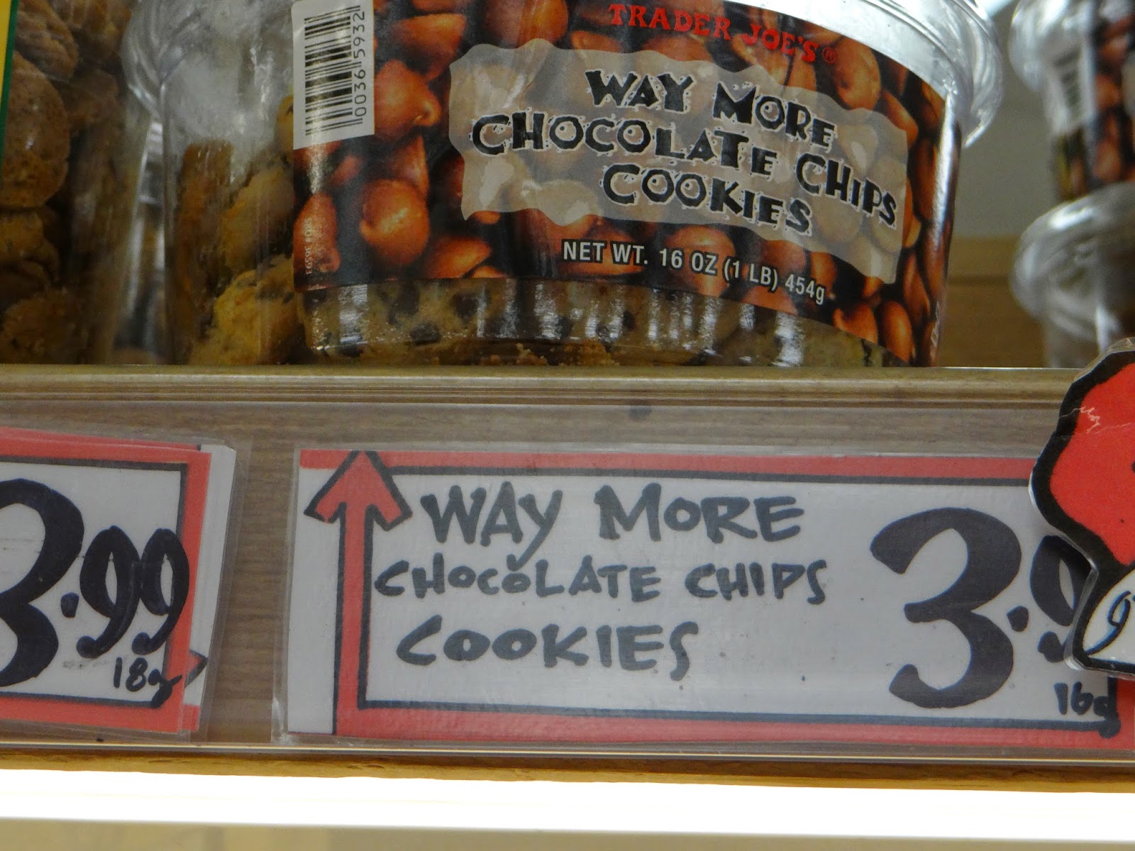 Trader Joe's 365 Day 130 Way More Chocolate Chips Cookies