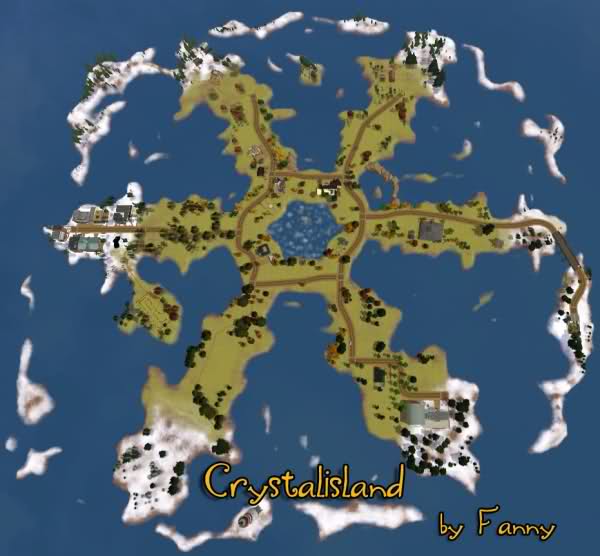 Кристальные острова карта существ