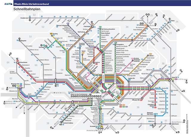 Frankfurt subway map