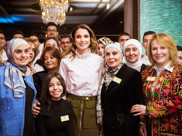 Queen Rania of Jordan opened the IBDAA Expo 2017 at the Crown Plaza Hotel in Amman