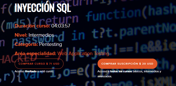 Inyección SQL (Backtrack Academy) Inyección SQL (Backtrack Academy)