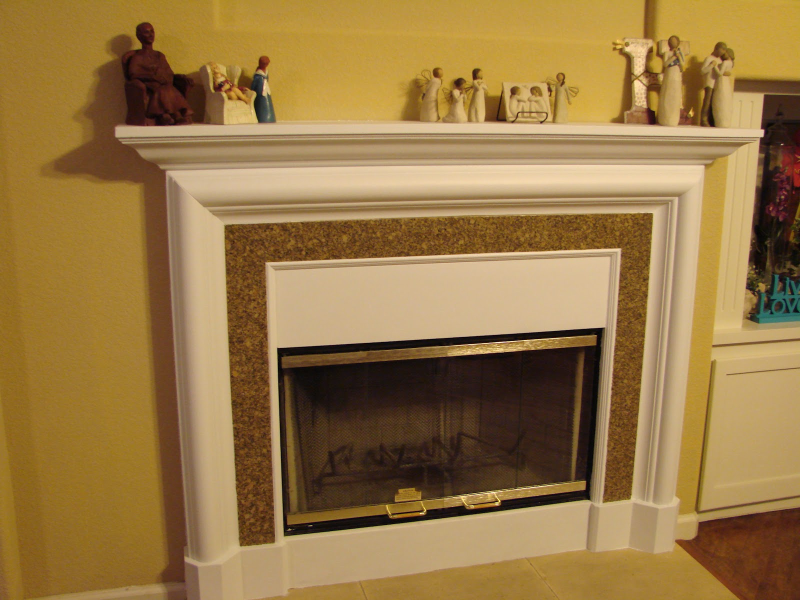 dream quilt create DIY Fireplace