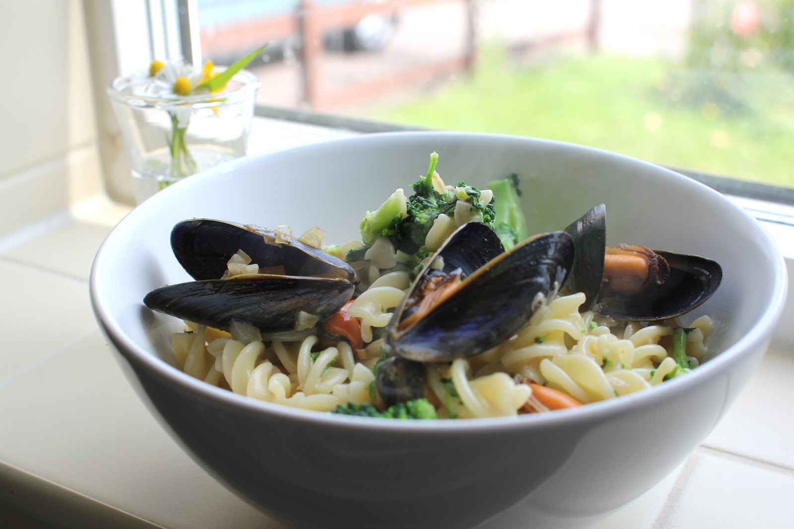 mamacook Mussel and Broccoli Pasta for Toddlers and Adults