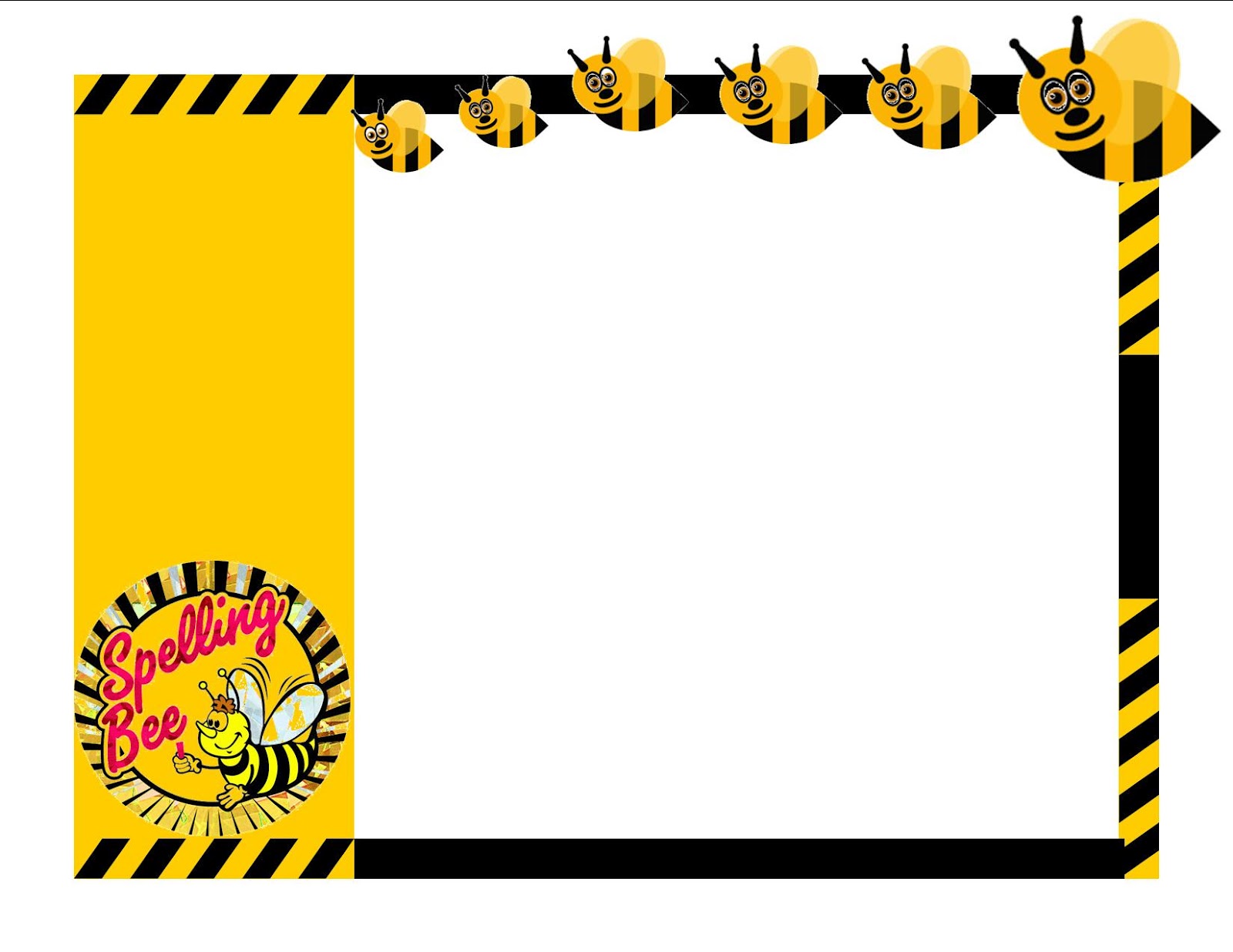 clipart bee border - photo #18