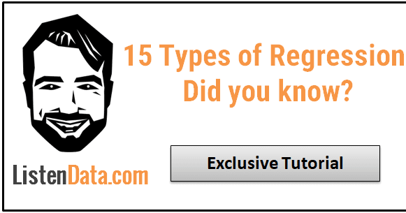 15 Types of Regression you should know