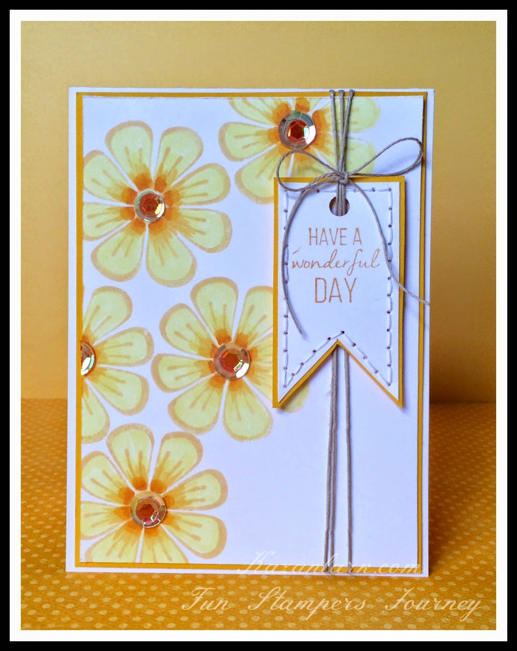 Kazan Clark: Fun Stampers Journey Mother's Day Card
