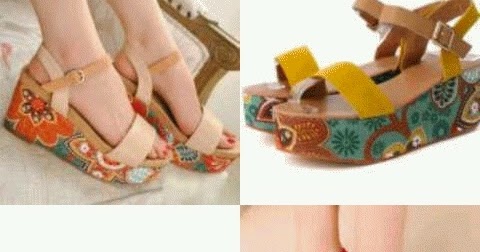  Gambar  model sandal  hak tinggi  wanita terbaru untuk pesta 