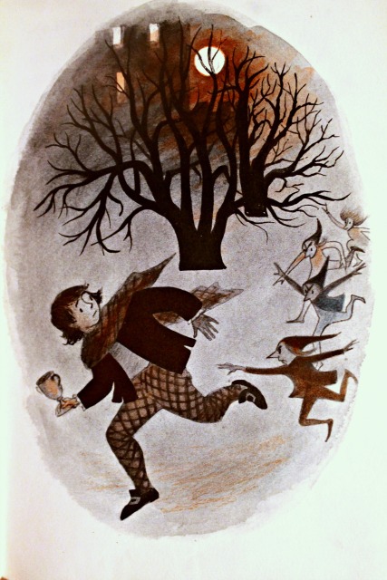 "The Page Boy and the Silver Goblet" from Favorite Fairy Tales Told in Scotland, retold by Virginia Haviland, illustrated by Adrienne Adams. Little, Brown and Company, 1963.