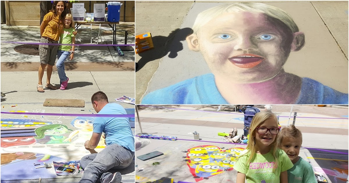 just between you and me Utah Foster Care Chalk Art Festival