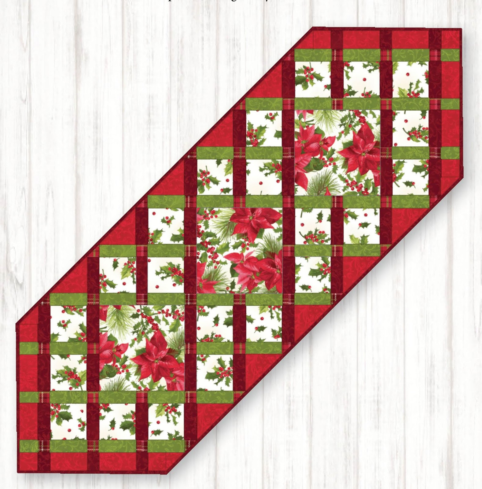 Printable Quilted Christmas Table Runner Patterns Free Easy