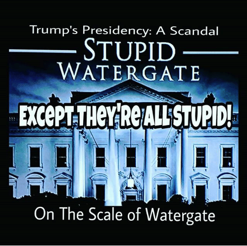 Stupid Watergate #TrumpRussia Stupid Watergate #TrumpRussia