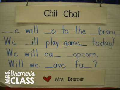 Literacy Activities that use a penguin 'pest' who messes with the morning message...an engaging way to get students involved in literacy activities as they help to fix the messages! #morningmessage #kindergarten #penguin #literacy #kindergartenliteracy