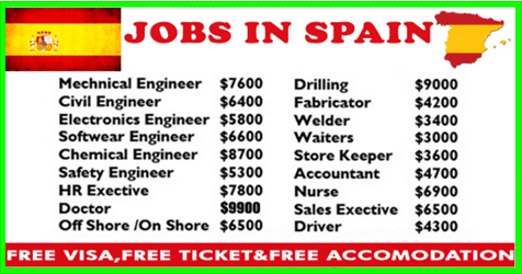 overseas jobs spain