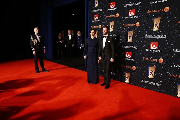 Prince Carl Philip and Princess Sofia of Sweden attended Swedish Sports Gala (Svenska idrottsgalan) organized by Swedish Sports Academy in Stockholm Ericsson Globe Arena on January 25th, 2016. 