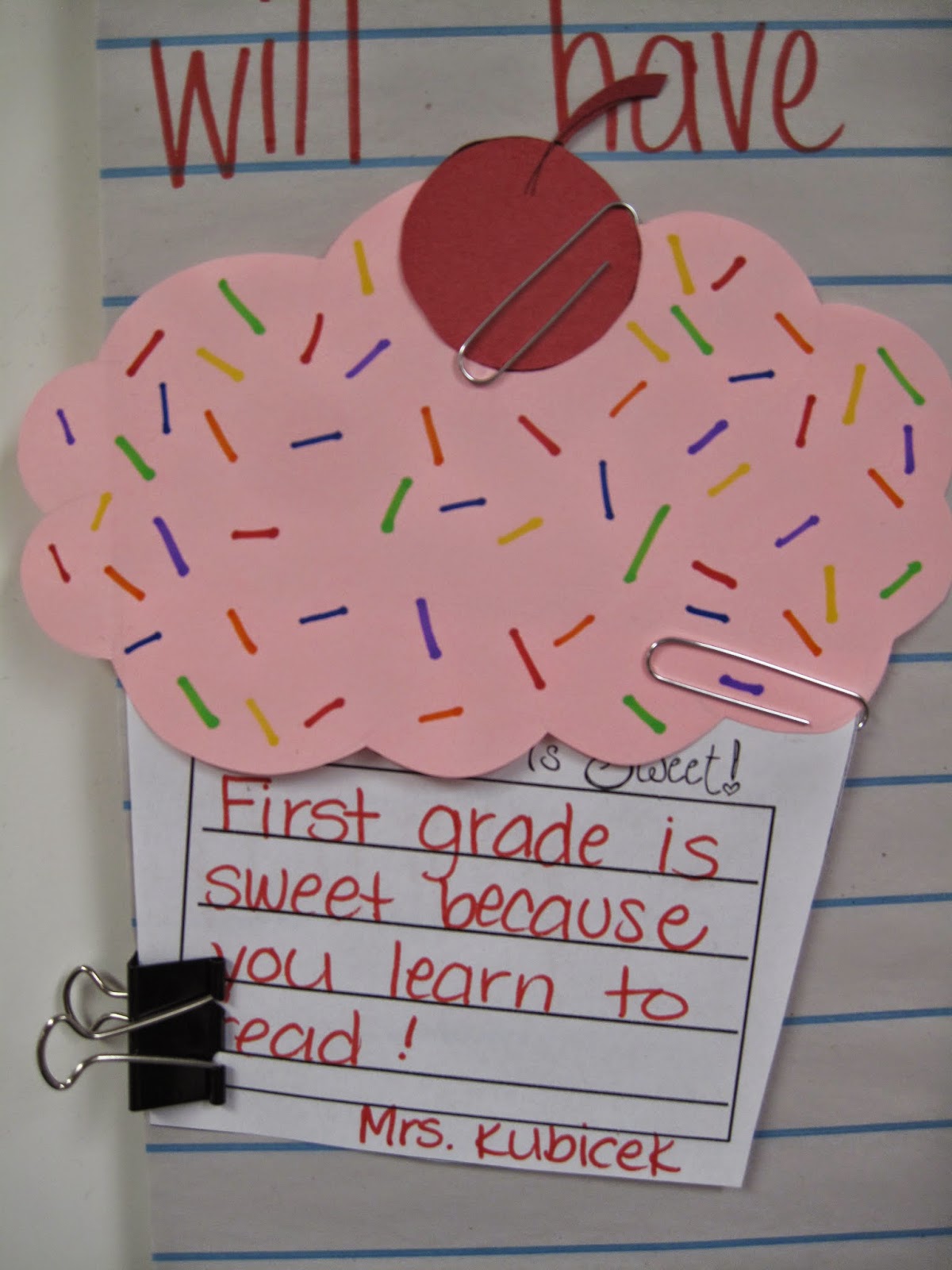 Mrs Kubicek s Class 1st Grade Is Sweet 