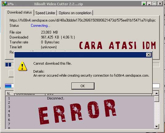 Cara Mengatasi Idm Error