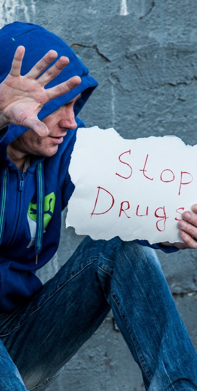 Stop drugs. Stop drugs.