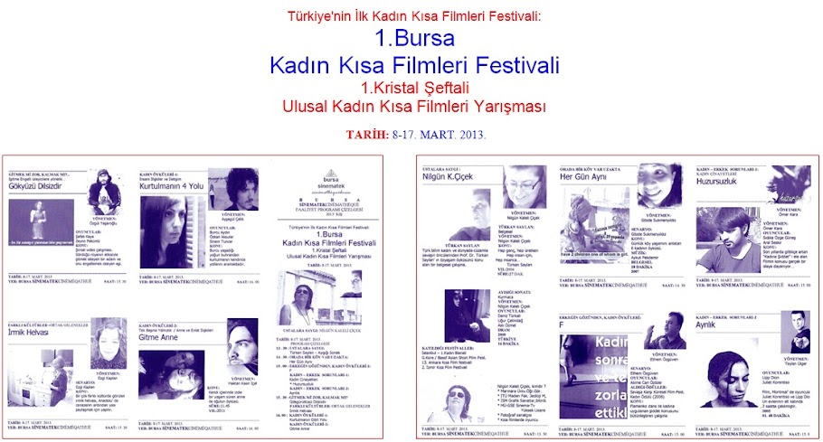1.Bursa Kadın Kısa Filmleri Festivali