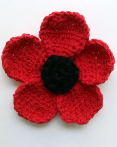 crochet poppy patterns free