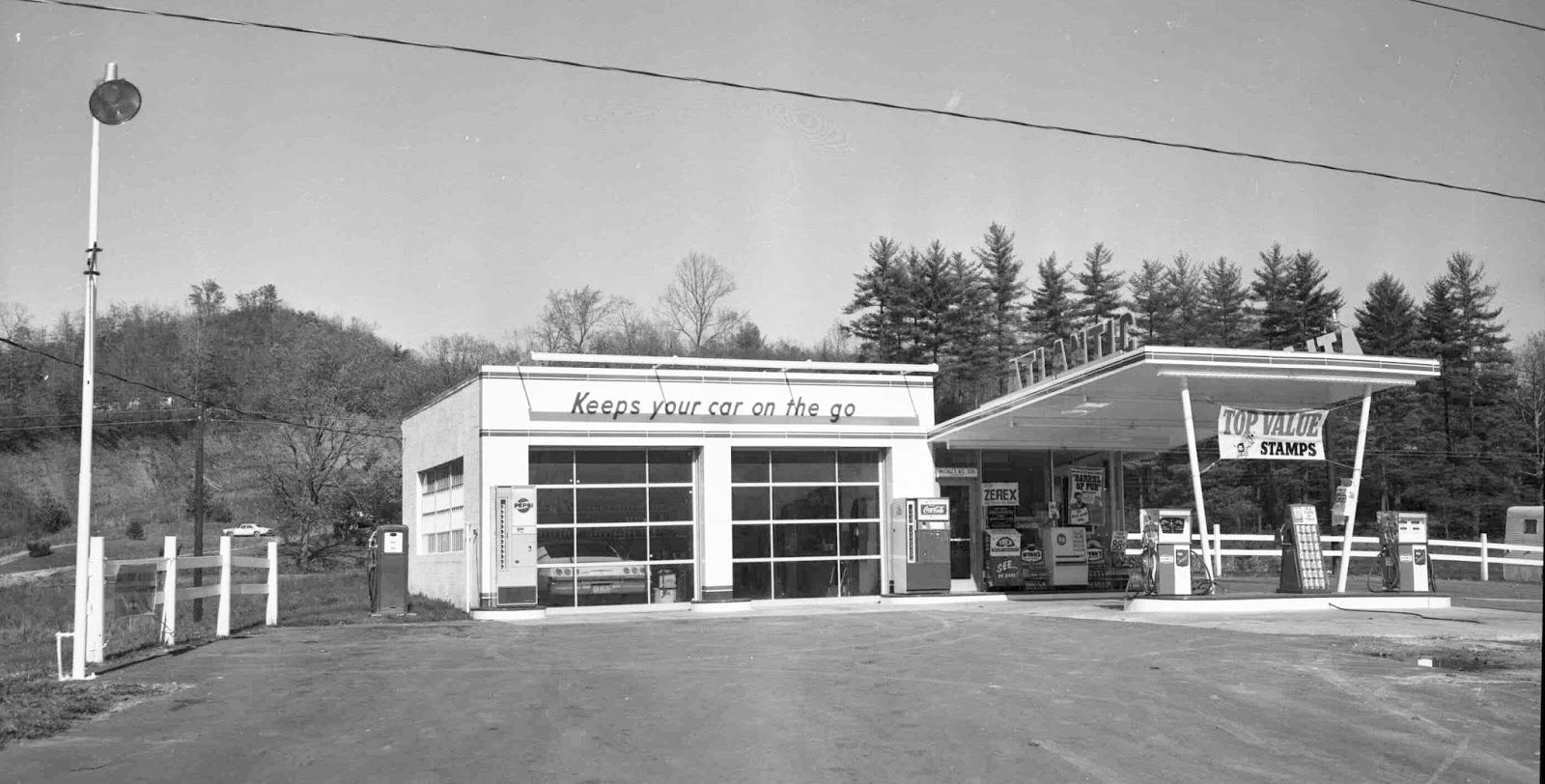 The Rowell Bosse North Carolina Room County Had 30 Full Service Gas