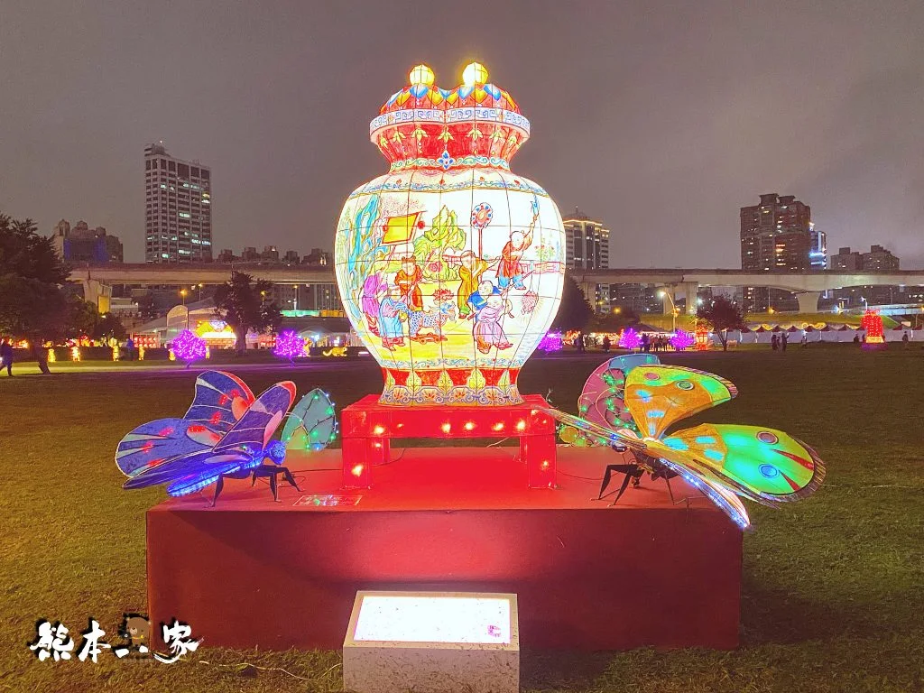 新北祈福燈會家金鼠喜-元宵燈會活動-新北大都會公園