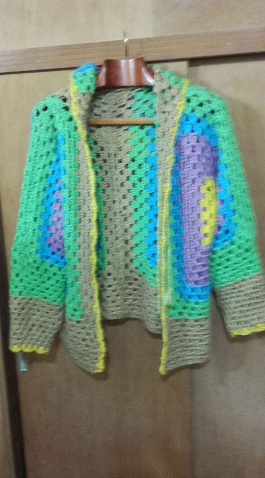 CROCHET-TEJIENDO ARTE : Chaqueta CROCHET DESDE DOS EXÁGONOS paso a paso español
