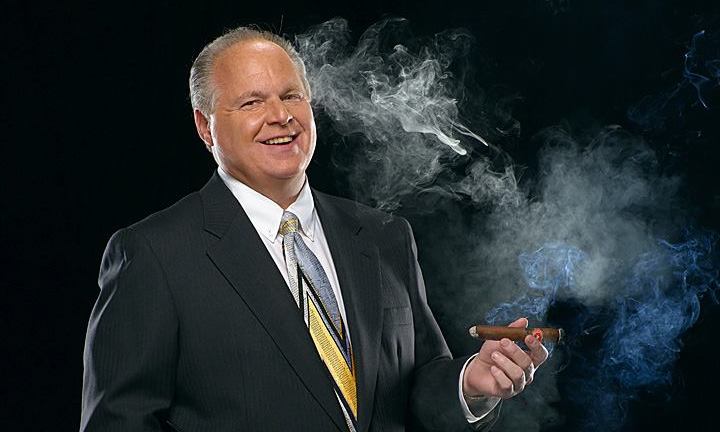 Image result for rush limbaugh smoking