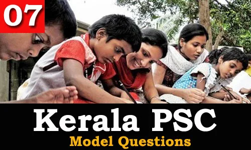 Kerala PSC - Model Questions English - 07