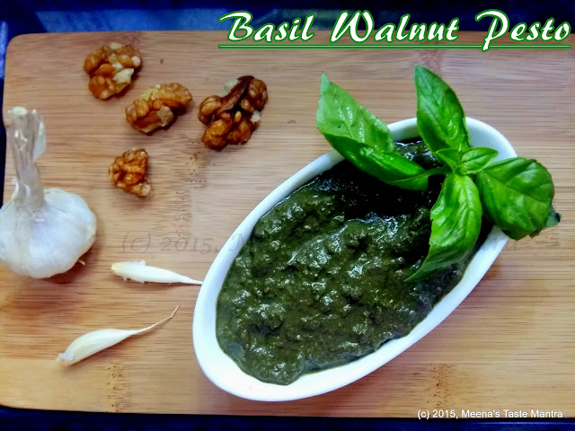 Basil Walnut Pesto