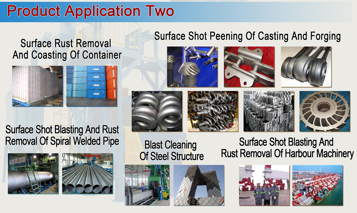 Shandong kaitai shot blasting machine Brief Introduction about Shot