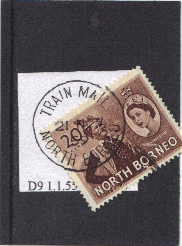 my North Borneo stamps: The case for a third single circle Train Mail ...