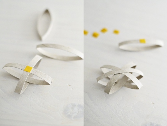 estrellas de papel higiénico