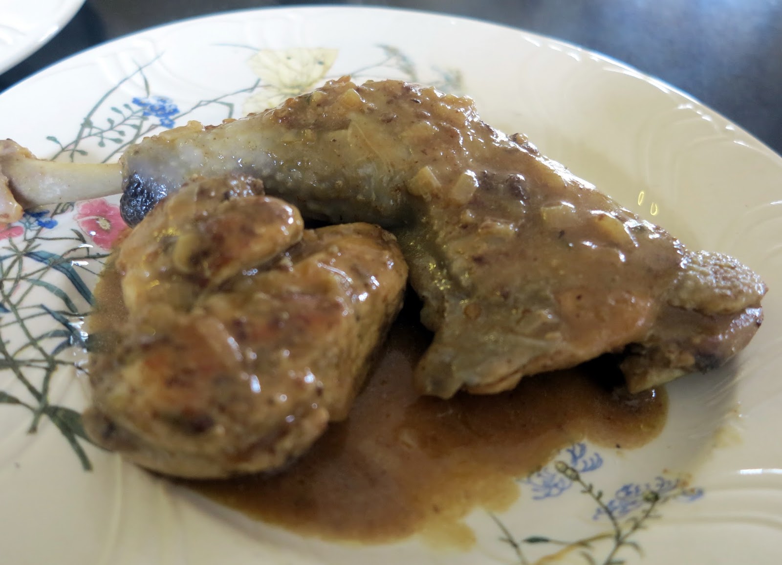 Ambiances et Gourmandises de MJ: Poulet sauce au Cognac
