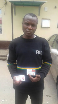 2 Photo: Fake Police Inspector arrested in Lagos
