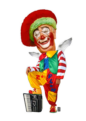 Ilustración del Payaso Plin Plin