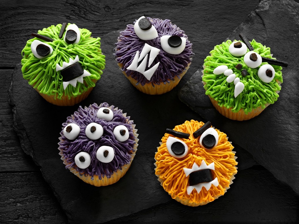 How To Make Halloween Monster Cupcakes