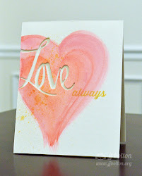 watercolor valentine elle avery cards card handmade heart jj painting smiles bolton simple watercolour january averyelle sentiment using painted hand