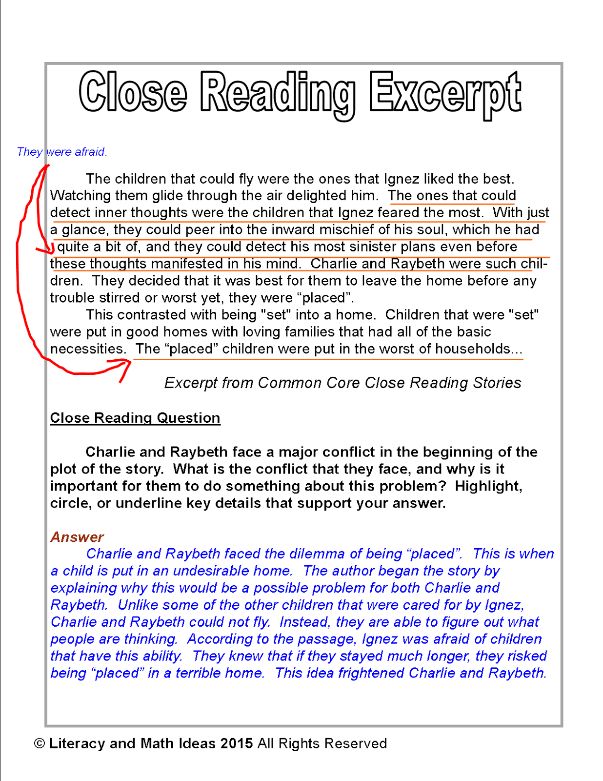 close reading essay example pdf