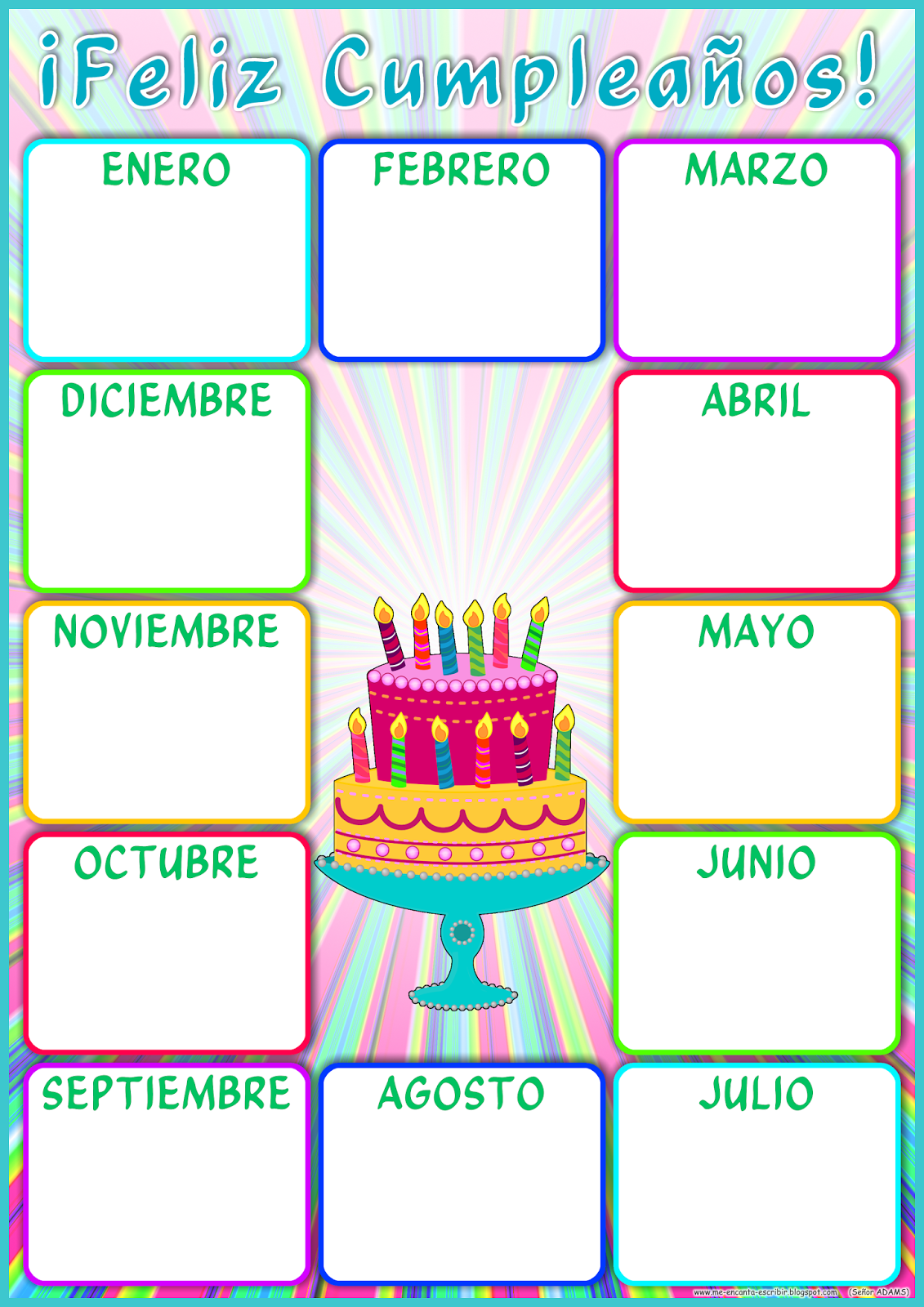 calendario de cumpleanos