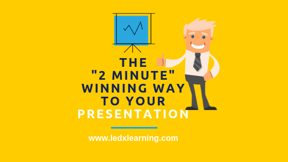 how to give a 2 minute presentation