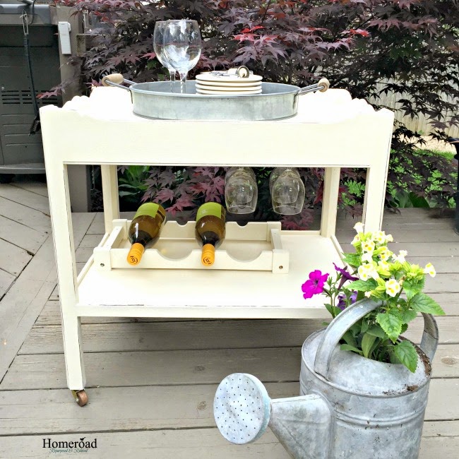 Make a Rolling Bar Cart 